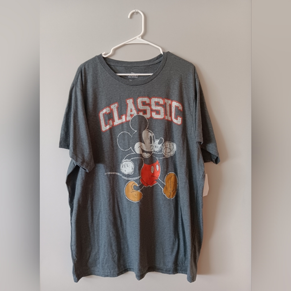 Disney Classic Mickey Mouse Gray T-Shirt